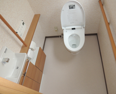 トイレの改装後