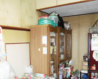 引き戸建具の改装前