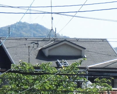 屋根の葺き替え前